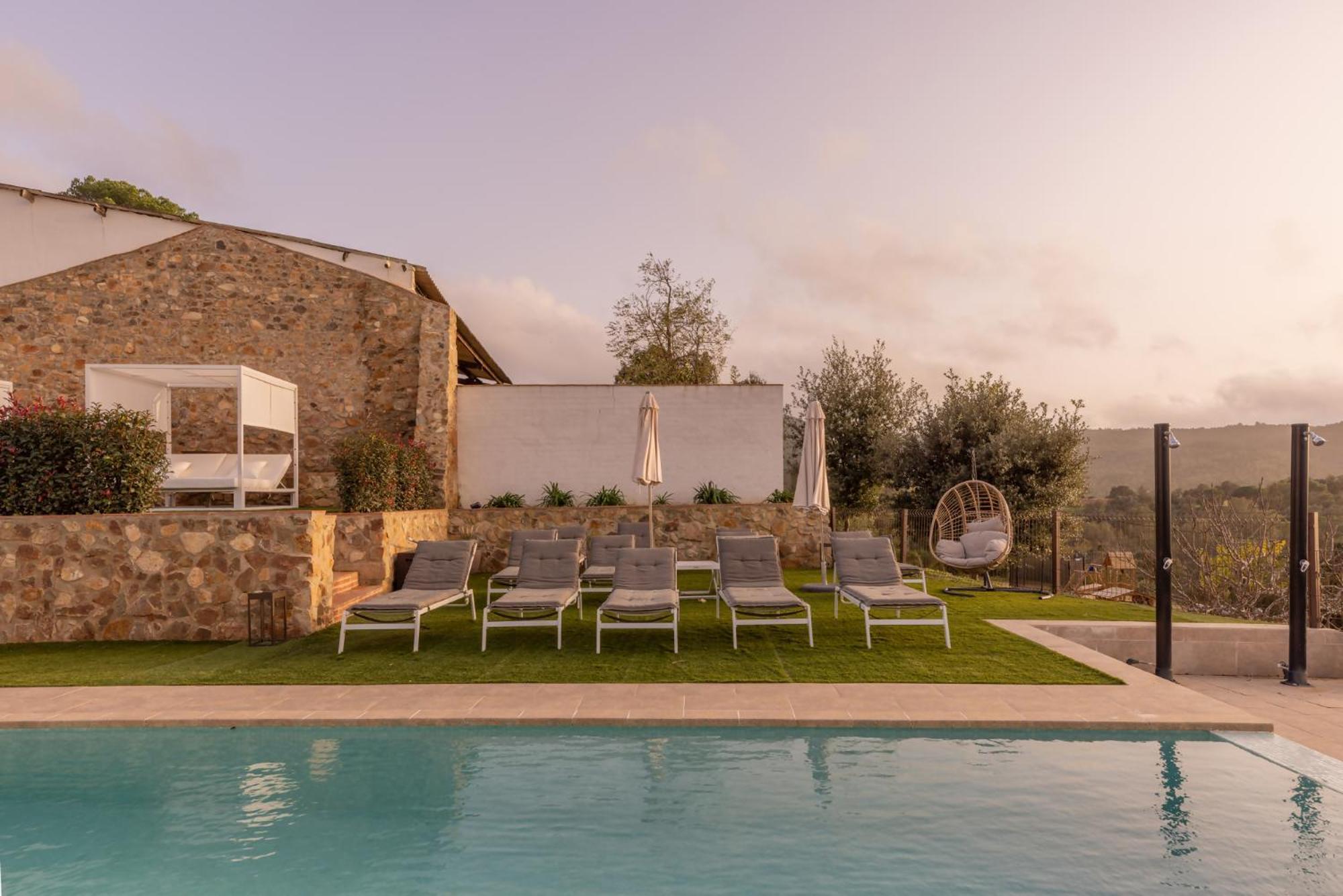 Can Bufi Espectacular Casa Con Piscina Interior Льягостера Экстерьер фото